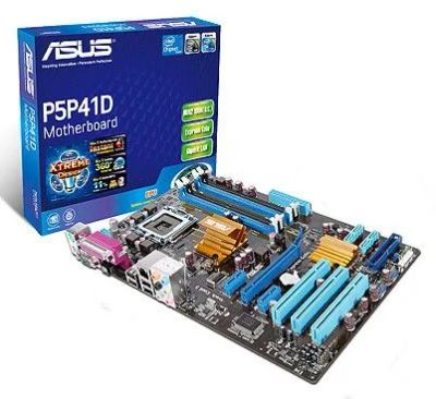 Лот: 3163219. Фото: 1. asus p5p41d. Материнские платы