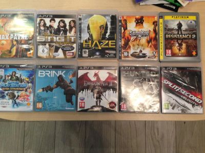 Лот: 3251318. Фото: 1. 10 Дисков для PS3 (PlayStation3... Игры для консолей