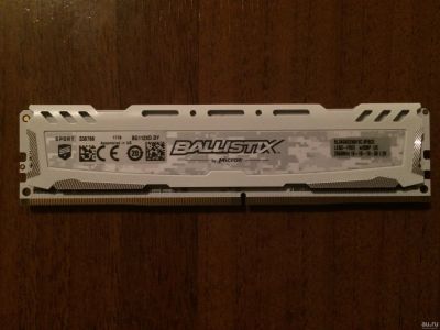 Лот: 12793872. Фото: 1. Модуль памяти Ballistix Sport... Оперативная память