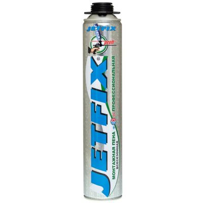Лот: 24106447. Фото: 1. Пена монтажная Jetfix, профессиональная... Клеи, герметики, пена монтажная, клейкие ленты
