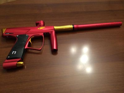 Лот: 4640040. Фото: 1. Маркер MacDev Clone GTi Red/Gold... Пейнтбол, страйкбол