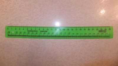 Лот: 4968258. Фото: 1. Линейка пл 25см Закройщика флюор. Другое (учёба (школа, вуз))