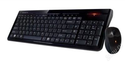 Лот: 2740896. Фото: 1. Gigabyte E GK-KM7580 Black USB. Клавиатуры и мыши