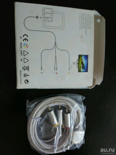 Лот: 9880983. Фото: 1. AVI кабель для подключения iPad... Дата-кабели, переходники