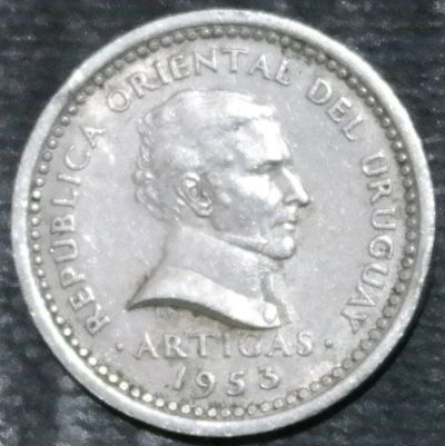 Лот: 15220008. Фото: 1. Экзотика с рубля (21366) Уругвай... Остальные страны