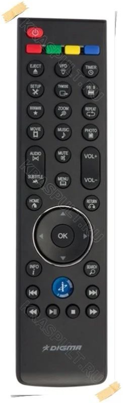 Лот: 15907500. Фото: 1. Пульт DIGMA HDMP-310, HDMP-311... Пульты ДУ
