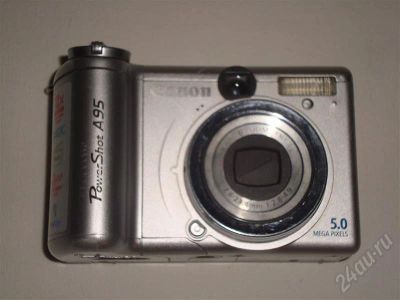 Лот: 721099. Фото: 1. Цифровая фотокамера CANON A95. Цифровые компактные
