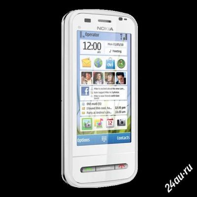 Лот: 1064160. Фото: 1. Nokia C6 (белый). Смартфоны