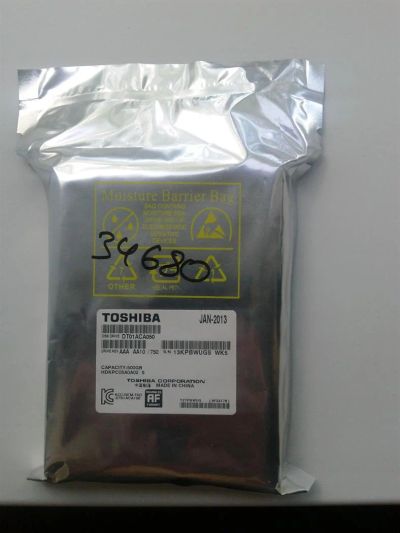 Лот: 3060942. Фото: 1. Toshiba 500 Gb в упаковке. Жёсткие диски (HDD)