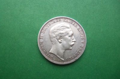 Лот: 16959019. Фото: 1. Германия Пруссия 3 марки 1909... Германия и Австрия
