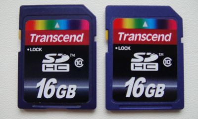 Лот: 20535031. Фото: 1. Карта памяти SDHC 16 Gb Transcend... Карты памяти