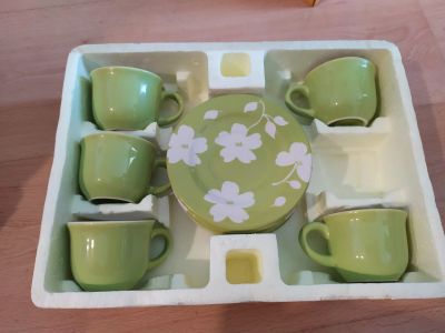 Лот: 14545035. Фото: 1. Кофейный сервиз. Сервизы, наборы посуды