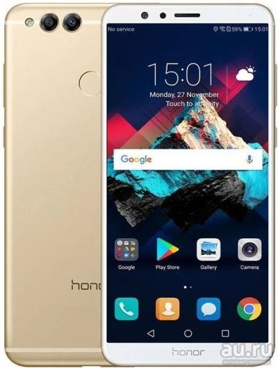 Лот: 11439520. Фото: 1. Смартфон 5.9" Honor 7X 64Gb RAM... Смартфоны