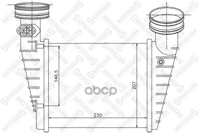 Лот: 21891132. Фото: 1. 10-40157-Sx_интеркулер! Vw Passat... Другое (автозапчасти)