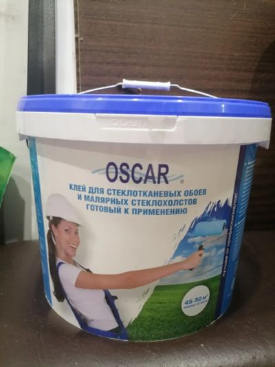 Лот: 21589230. Фото: 1. Клей для стеклохолста Oscar 10... Клеи, герметики, пена монтажная, клейкие ленты