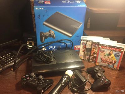 Лот: 9343117. Фото: 1. PlayStation 3 + руль на пк Logitech... Игровые приставки, консоли