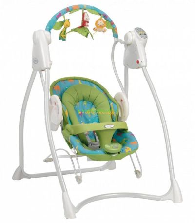 Лот: 9641230. Фото: 1. Качели 2 в 1 Graco Swing N'Baunce. Ходунки, прыгунки, качели