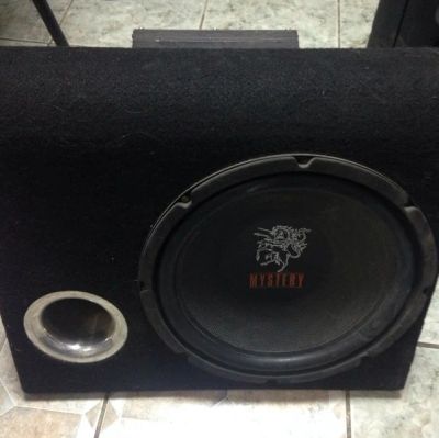 Лот: 3547848. Фото: 1. Продам сабвуфер + усилитель Mystery... Сабвуферы