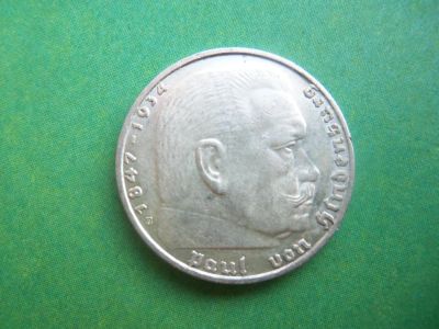 Лот: 2929788. Фото: 1. 2 марки 1938 г. Е,серебро,фашистская... Германия и Австрия