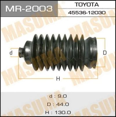 Лот: 18584877. Фото: 1. Рулевой рейки пыльник masuma MR-2003. Ходовая, подвеска, рулевое управление