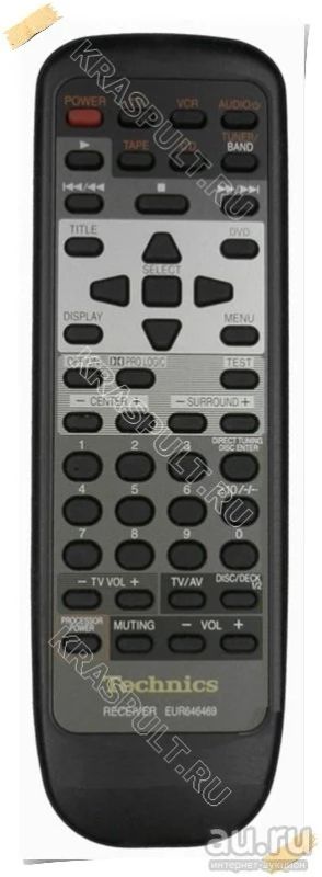 Лот: 15908216. Фото: 1. Пульт TECHNICS EUR646469, EUR646497. Пульты ДУ