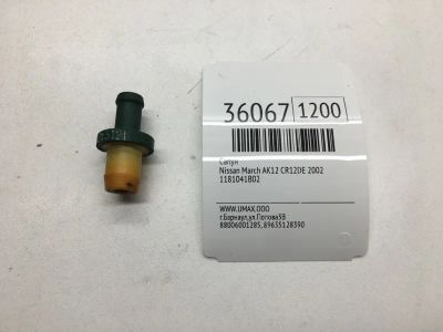 Лот: 20387753. Фото: 1. Сапун Nissan March 2002 1181041B02... Двигатель и элементы двигателя