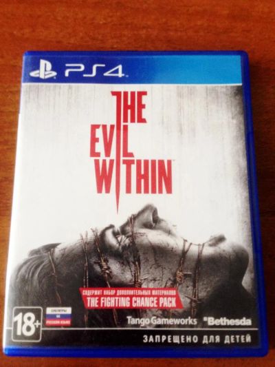 Лот: 5697683. Фото: 1. Диск с игрой PS 4 The Evil Within. Игры для консолей