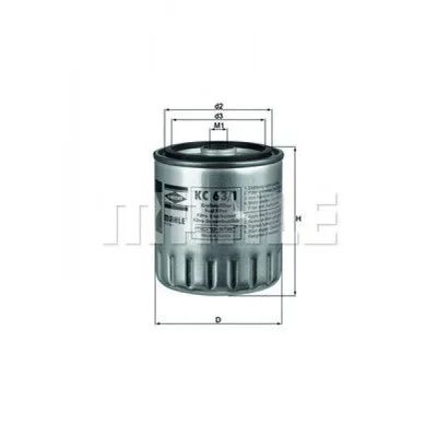 Лот: 16115470. Фото: 1. MAHLE Фильтр топливный KC 63/1D... Другое (автозапчасти)