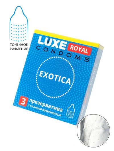 Лот: 24246932. Фото: 1. Презервативы Luxe Royal Exotica... Презервативы