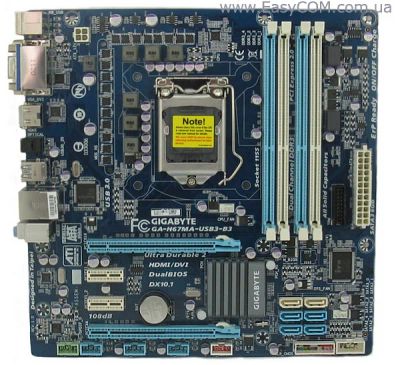 Лот: 7831329. Фото: 1. Материнская плата Gigabyte GA-H67MA-USB3-B3... Материнские платы