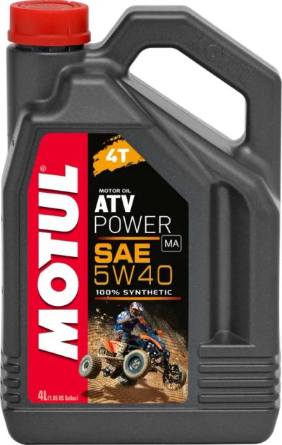 Лот: 20352600. Фото: 1. MOTUL ATV Power 4T 5w40 100% Synt... Масла, жидкости