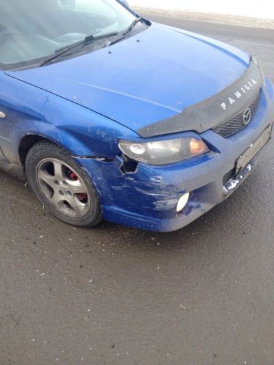 Лот: 5162248. Фото: 1. продам дефлектор капота на mazda... Детали тюнинга