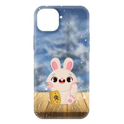 Лот: 25053506. Фото: 1. Чехол Krutoff Soft Case "Год кролика... Чехлы, бамперы