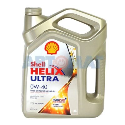 Лот: 15438225. Фото: 1. Shell Helix Ultra 0W-40 4L. Масла, жидкости