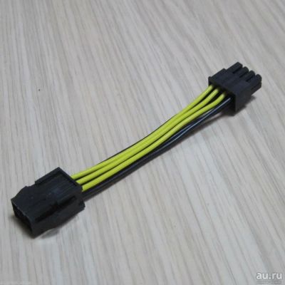 Лот: 8019350. Фото: 1. Переходник для видеокарты 6 pin... Шлейфы, кабели, переходники