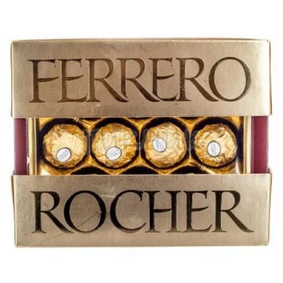 Лот: 8268803. Фото: 1. Конфеты Ferrero Rocher 125гр... Шоколад, конфеты