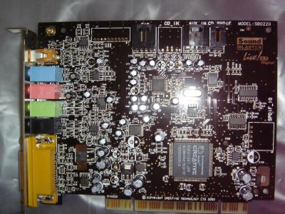 Лот: 4067823. Фото: 1. Звуковая карта sound blaster Live... Звуковые карты
