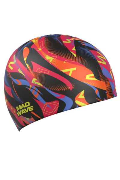 Лот: 25072162. Фото: 1. Силиконовая шапочка MadWave Flame... Плавание