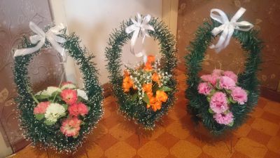 Лот: 12088184. Фото: 1. Ритуальные корзинки 2. Ритуальные товары