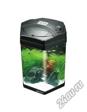Лот: 6777595. Фото: 1. Аквариум Boyu LJ-430 шестигранник... Аквариумы, террариумы