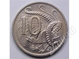 Лот: 197959. Фото: 1. Австралия. 10 центов 1975г. Австралия и Океания