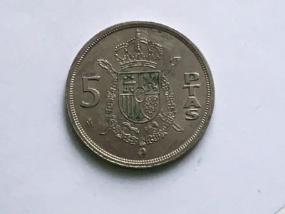 Лот: 12747042. Фото: 1. Испания, 5 песет. 1983 год. Европа