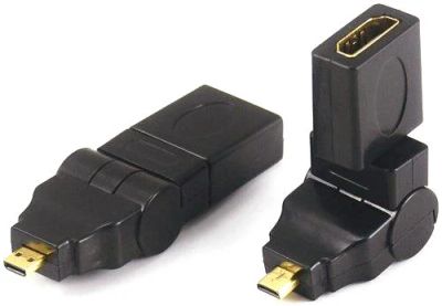 Лот: 16549428. Фото: 1. Переходник (HDMI гнездо - microHDMI... Шлейфы, кабели, переходники