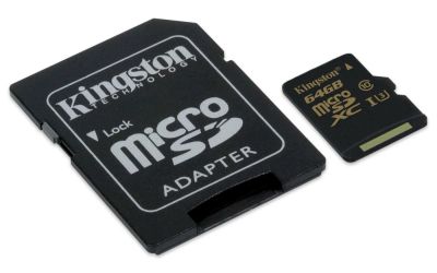 Лот: 9494205. Фото: 1. Карта памяти microSD XC 64 GB... Карты памяти