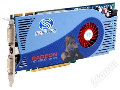 Лот: 170490. Фото: 1. Sapphire Radeon HD 4850 1024 Mb. Видеокарты