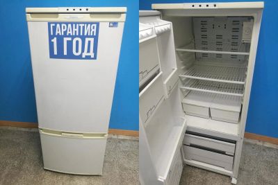 Лот: 14358980. Фото: 1. Холодильник Бирюса-18 код 522661. Холодильники, морозильные камеры