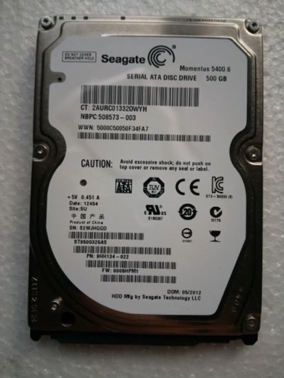 Лот: 16340418. Фото: 1. Жесткий диск 2.5 Seagate SATA... Жёсткие диски