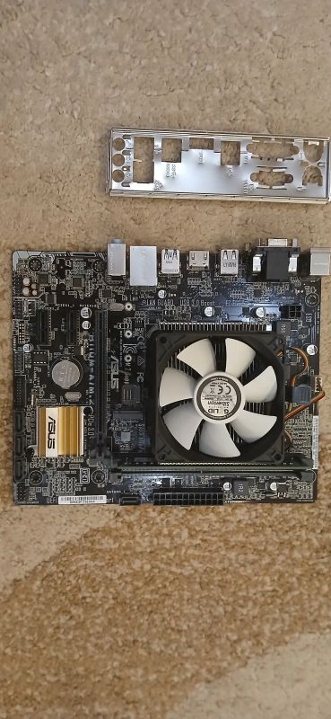 Лот: 25190836. Фото: 1. Комплект G4600, H110M-A/M, cooler... Комплекты запчастей