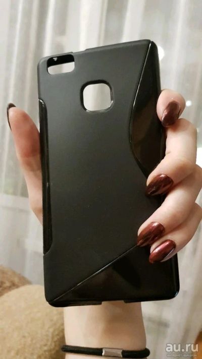 Лот: 9946373. Фото: 1. Чехол черный/ для Huawei P9 Lite... Чехлы, бамперы