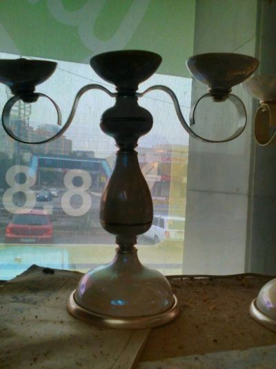 Лот: 12070252. Фото: 1. Советский канделябр.1. Подсвечники, канделябры